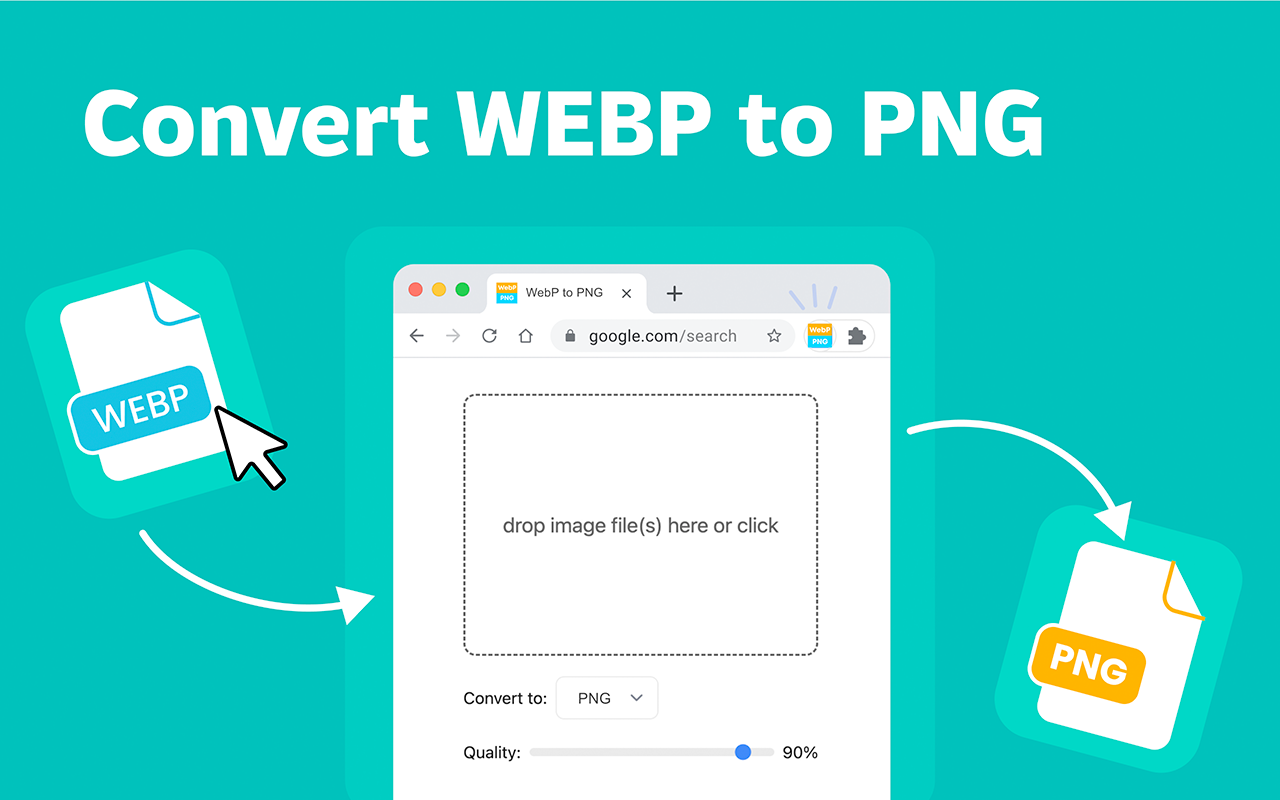 Convert WebP to PNG / JPG